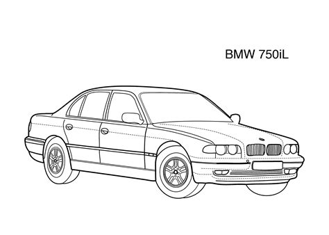 Free supercar coloring of these superior hyper cars koenigsegg: Super car BMW 750iL coloring page for kids, printable free ...