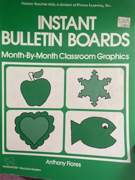 Instant Bulletin Boards Month By Month Classroom Graphics By Anthony