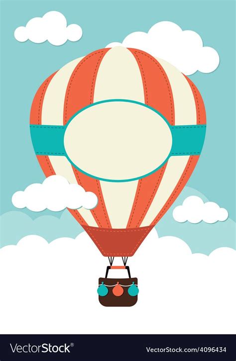 Hot Air Balloon In The Clouds Download A Free Preview Or High Quality