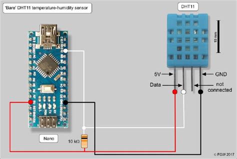 Connection Of Arduino Nano With Dht11 Sensor Download Scientific Diagram