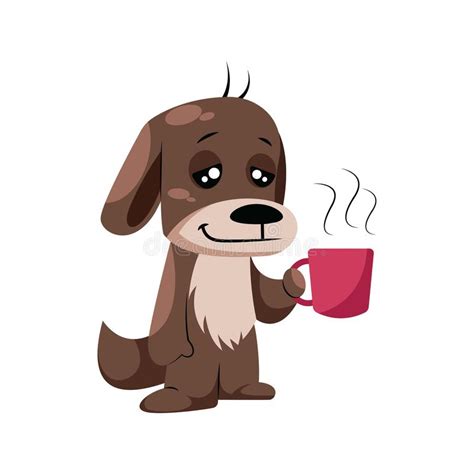 A Cute Coffee Cup Vector Or Color Illustration Stock Vector