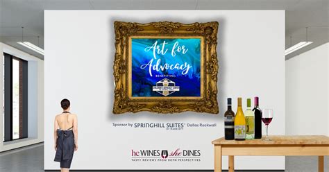 Art For Advocacy He Wines She Dines
