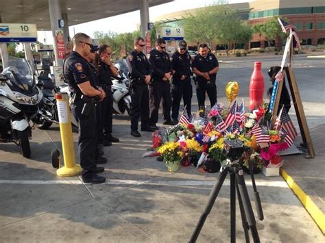 Salt River Fields Mourning Fallen Officer Jair Cabrera