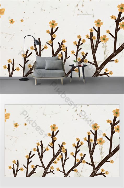 Gambar animasi latar power point. Dinding latar belakang kreatif bunga oranye yang indah | Dekorasi dan model templat PSD Unduhan ...