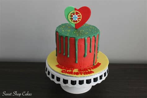Portugal Drip Cake For A Birthday Birthday Cake Cake Drip Cakes