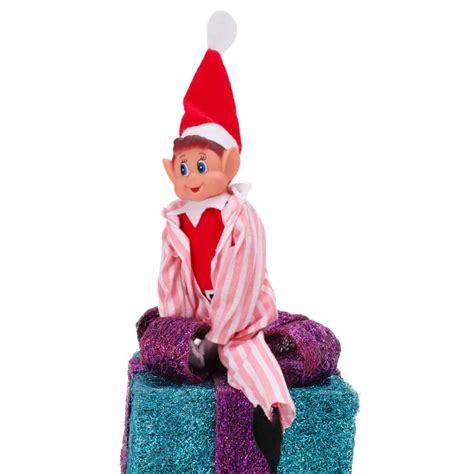 Elves Behavin Badly 12 Inch Elf Of Colour With Vinyl Face And Soft Body Christmas Naughty Elf