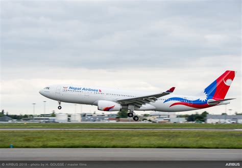 Nepal Airlines Takes Delivery Of Its First Widebody Aircraft An A330