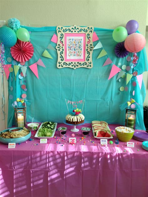 10yr Old Girl Party Simple Birthday Party Girls Birthday Party Themes