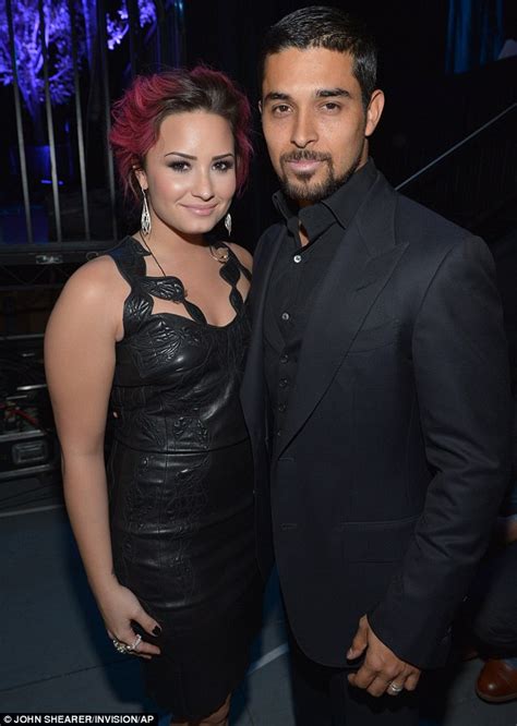 Demi Lovato And Wilmer Valderrama Look Loved Up In Coordinated Black