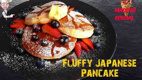 Fluffy Japanese Pancake Fluffy Pancake Recipe How To Make Pancake