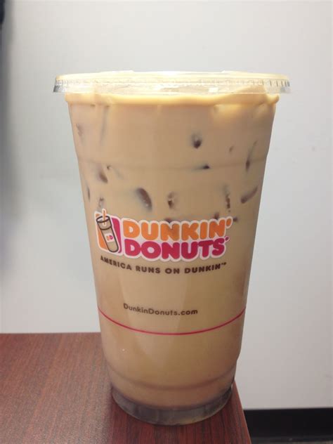 Dunkin' donuts swirls are made with sweetened condensed milk and flavored with cocoa, vanilla and other flavors to achieve the variety of flavors dunkin' donuts is known for. Dunkin' Donuts: Caramel Mocha Iced Latte Review - Fast ...