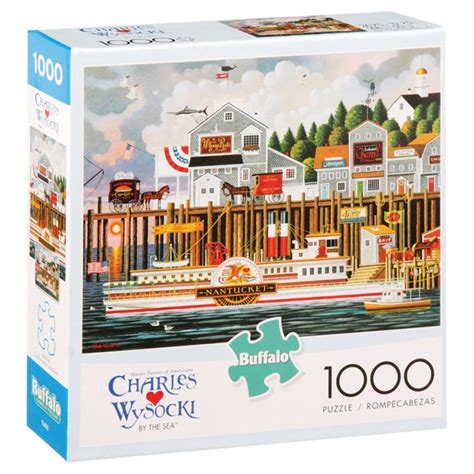 Buffalo Games 1000 Piece Puzzle Charles Wysocki By The Sea Walmart