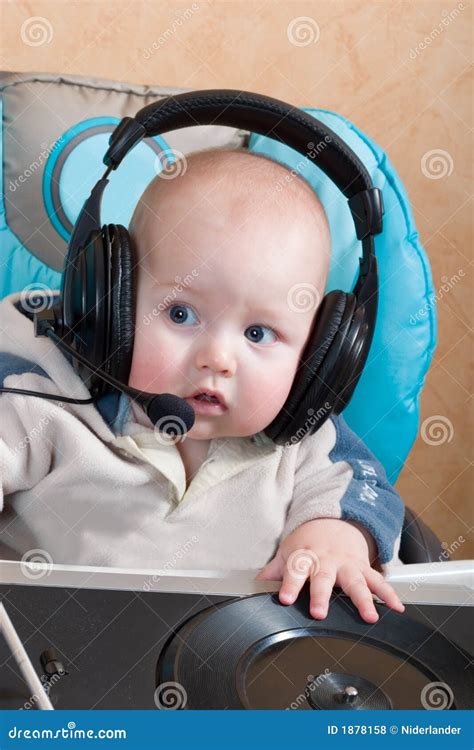 Baby Dj Stock Photo Image Of Face Turntable Listening 1878158