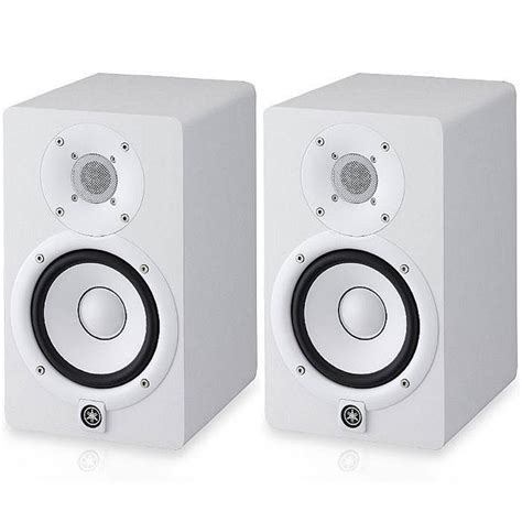Yamaha Hs5 5 Inch Powered Studio Monitor Speaker White Pair Hs 5 W