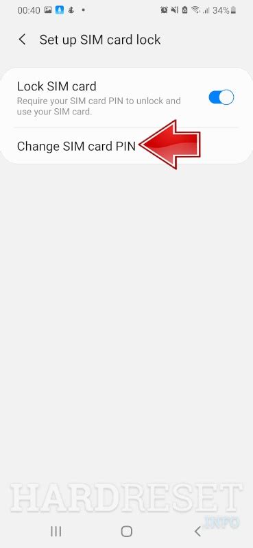 How To Change Sim Pin To From Sim Card Of Samsung Galaxy A50 How To