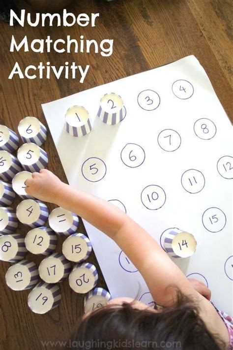 Number Matching Activity For Kids Laughing Kids Learn Preschool