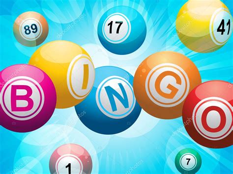 Bingo Ball Starburst Background Stock Vector Image By ©elaineitalia
