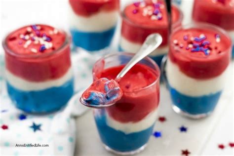 Red White And Blue Pudding Shots Recipe
