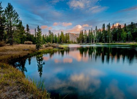 Download Lake Dawn Nature Landscape 4k Ultra Hd Wallpaper