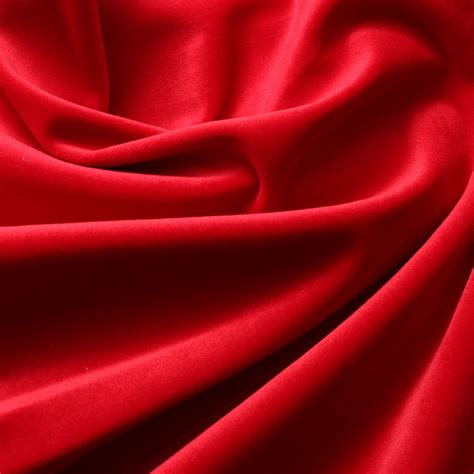 Red Camden Velvet Polyester Upholstery Drapery Home Decor Fabric