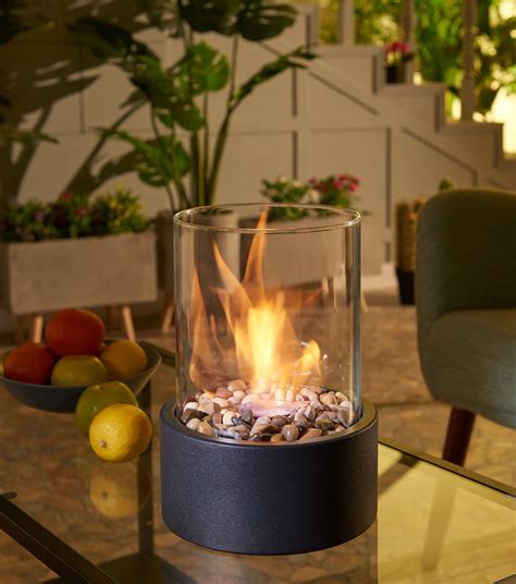 Indoor Outdoor Portable Tabletop Fire Pit Clean Burning Bio Ethanol