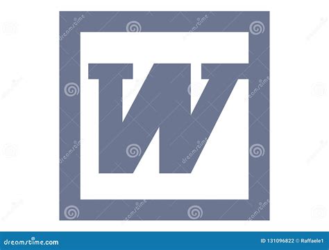 Microsoft Word Old Logo Editorial Photography Illustration Of
