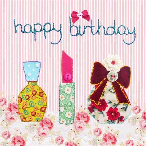 Happy Birthday Make Up Girl By Buttongirl Designs