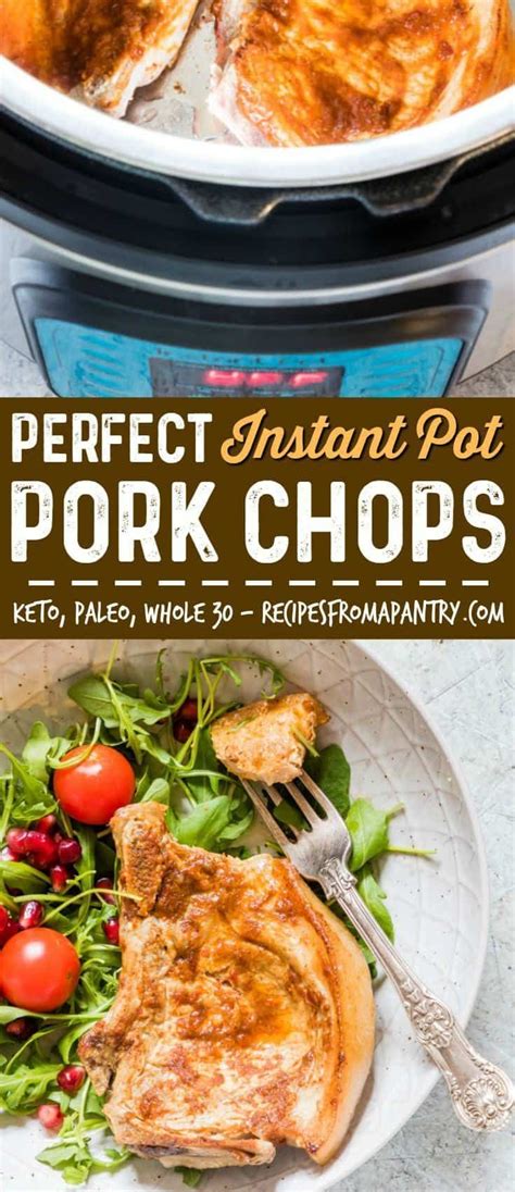 Close the lid and make sure the valve points to seal. You are going to LOVE this easy Instant Pot Pork Chops recipe! It produces flavourful and fork ...