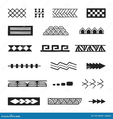 Tribal Tuna Fish Polynesian Design Stock Image
