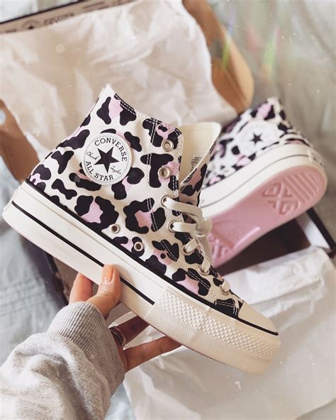 Pink Leopard Print Converse Cheetah Print Shoes Vans Shoes Fashion