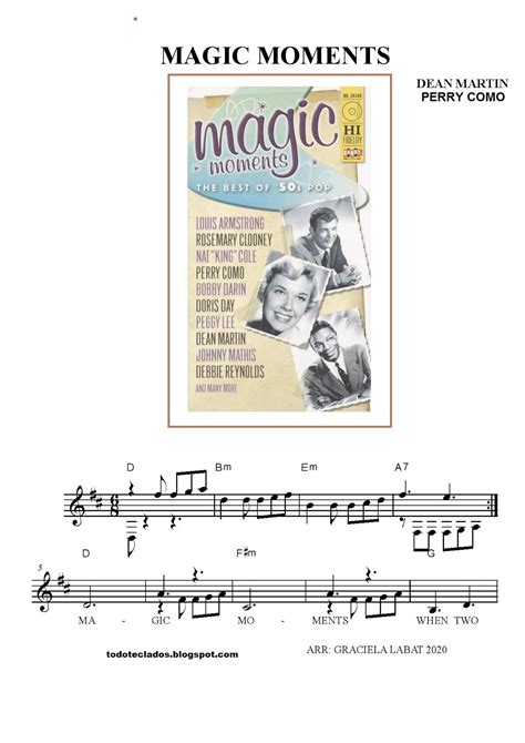Todo Teclados Magic Moments Dean Martin And Perry Como
