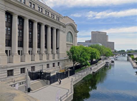 How to join a union. Former Union Station and Rideau Canal, Ottawa, Ontario ...
