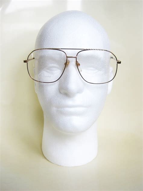 vintage gold aviator mens eyeglasses glasses by oliverandalexa