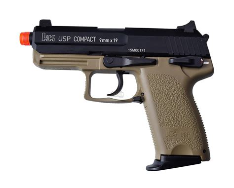 Handk Usp Compact Gbb Ns2 Tactical By Kwa Airsoft
