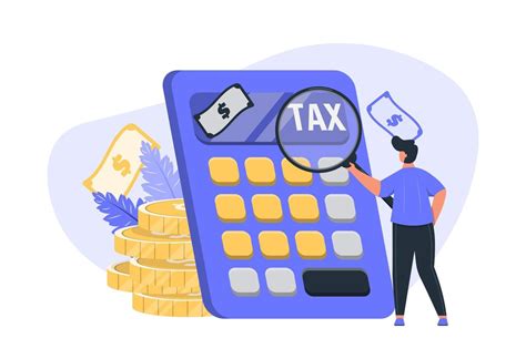 Tax Concept Illustration 5486181 Vector Art At Vecteezy