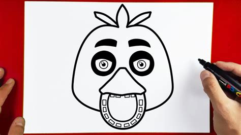 How To Draw Chica Five Nights At Freddys Youtube