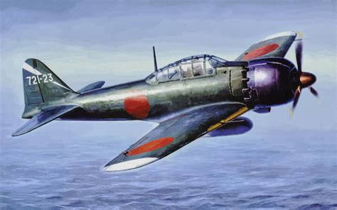 Japan World War Ii Zero Mitsubishi Airplane Military Military