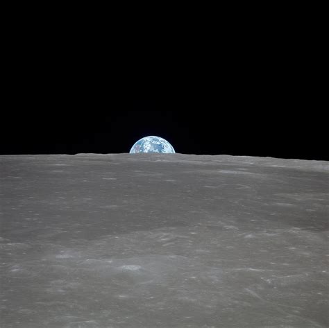 Apollo 11 Earth Rise Over The Moon Photograph By Everett Fine Art America