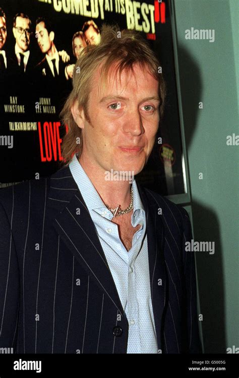Welsh Actor Rhys Ifans Who Stars In The Film Arriving For The World