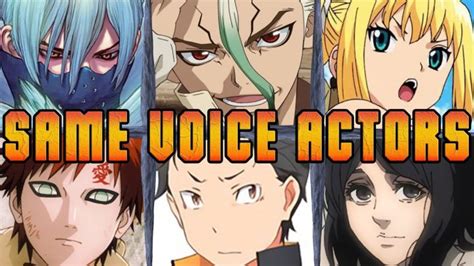 Anime dub voice actors and actresses deserve more credit than they get. Dr Stone All Characters Japanese Dub Voice Actors Seiyuu ...