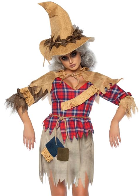 leg avenue women s sinister scarecrow costume