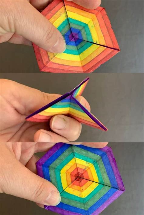 Hexaflexagon How To Make An Infinity Loop Chaotically Yours