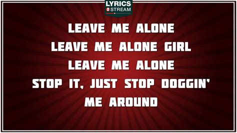 Leave Me Alone Michael Jackson Tribute Lyrics Youtube
