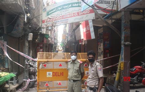 New Delhi Laxmi Nagar J Extension Gali No 4 Sealed During Lockdown