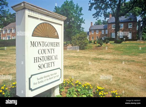 Montgomery County Historical Society Maryland Stock Photo Alamy