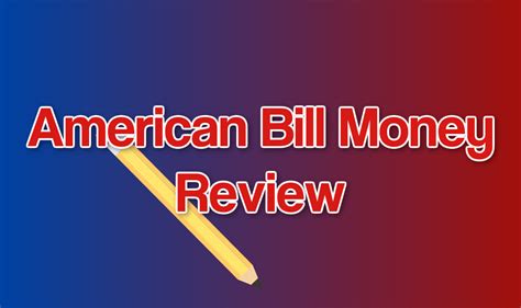 Maybe you would like to learn more about one of these? American Bill Money Review - What They Don't Tell You ...