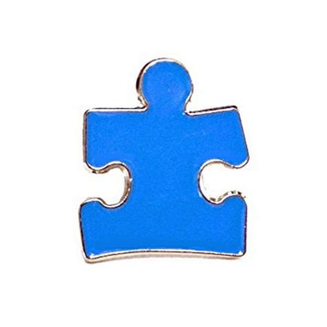 Autism Awareness Ribbon Puzzle Piece Blue Lapel Hat Pins Raise