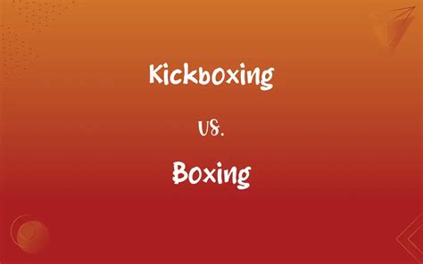 Kickboxing Vs Boxing Whats The Difference