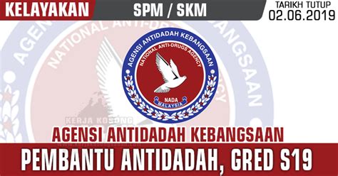 Pembantu perikanan g19, jawatan ini kumpulan pelaksana yang ada dalam kementerian/jabatan pentadbiran kerajaan negeri sembilan, melaka, pulau pinang dan itu yang anda google kan? Jawatan Kosong Kerajaan 2019 | PEMBANTU ANTIDADAH, GRED ...
