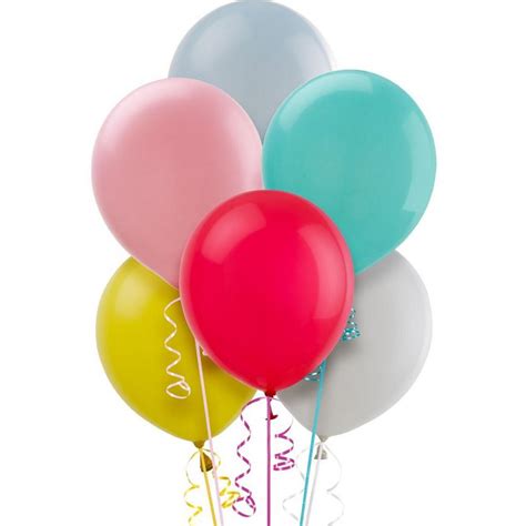 15ct 12in Assorted Pastel Balloons Party City